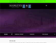 Tablet Screenshot of manleys-law.com